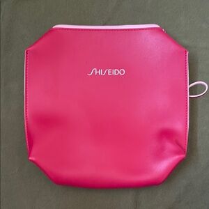 Shiseido Pink Cosmetic Bag